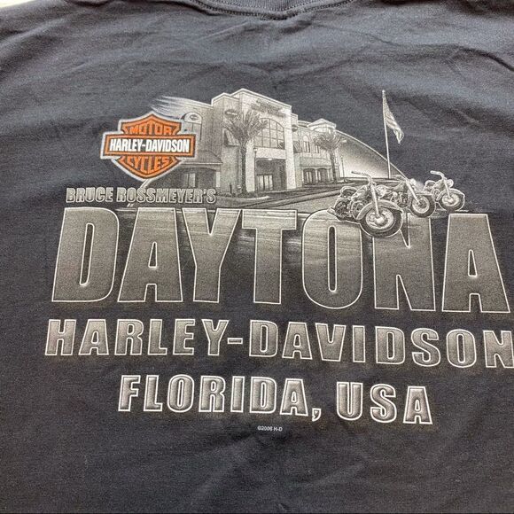 Harley-Davidson Black Graphic Dayton Bike Week 2007 T-Shirt - Picture 7 of 10